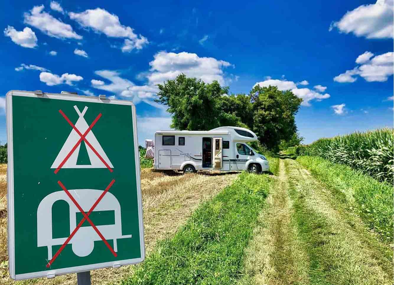 Is wild kamperen toegestaan in Oostenrijk? 