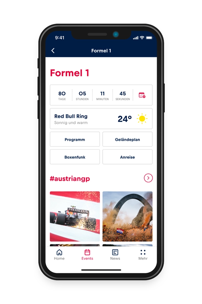 The Red Bull Ring App